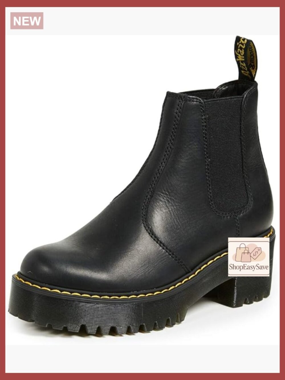 Platform Chelsea Boots Retro Classic Chunky Sole Fashion Walking Boots